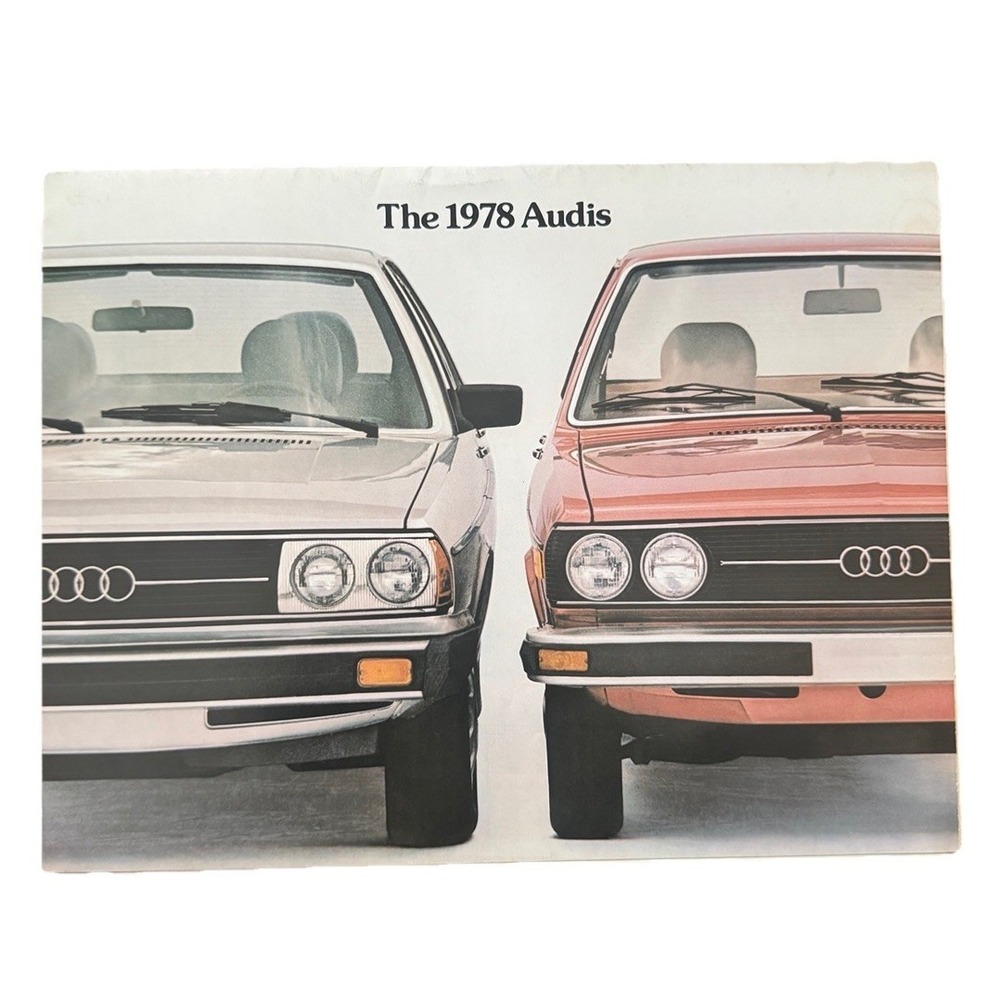 Vintage 1978 Audi Dealership Sales Brochure